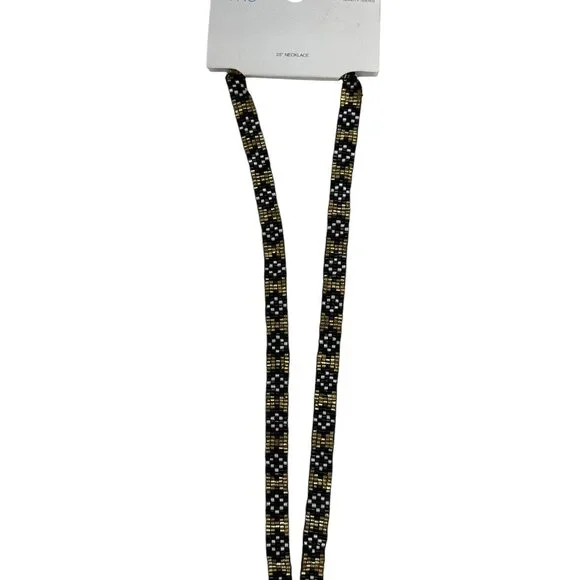 Time & Tru Beaded Necklace - Picture 3 of 6